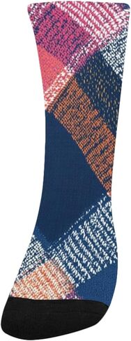 جوارب المشي لمسافات طويلة بطباعة منقوشة لغروب الشمس - جوارب شتوية حرارية سميكة دافئة للأولاد والبنات للمدرسة، والارتداء اليومي والأنشطة الخارجية in Kuwait