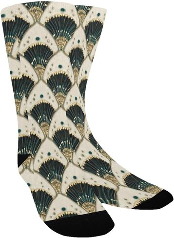 جوارب فاخرة للمشي لمسافات طويلة باللون الأخضر من Bloom Vibe - جوارب شتوية حرارية سميكة دافئة للأولاد والبنات للمدرسة، والارتداء اليومي والأنشطة الخارجية in Kuwait