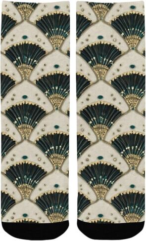 جوارب فاخرة للمشي لمسافات طويلة باللون الأخضر من Bloom Vibe - جوارب شتوية حرارية سميكة دافئة للأولاد والبنات للمدرسة، والارتداء اليومي والأنشطة الخارجية in Kuwait