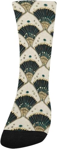 جوارب فاخرة للمشي لمسافات طويلة باللون الأخضر من Bloom Vibe - جوارب شتوية حرارية سميكة دافئة للأولاد والبنات للمدرسة، والارتداء اليومي والأنشطة الخارجية in Kuwait