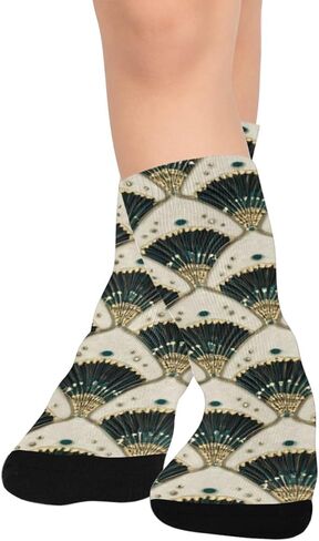 جوارب فاخرة للمشي لمسافات طويلة باللون الأخضر من Bloom Vibe - جوارب شتوية حرارية سميكة دافئة للأولاد والبنات للمدرسة، والارتداء اليومي والأنشطة الخارجية in Kuwait