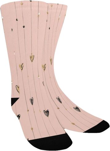 الحد الأدنى من جوارب المشي لمسافات طويلة على شكل قلب - جوارب شتوية حرارية سميكة دافئة للأولاد والبنات الصغار للمدرسة، والارتداء اليومي والأنشطة الخارجية in Kuwait