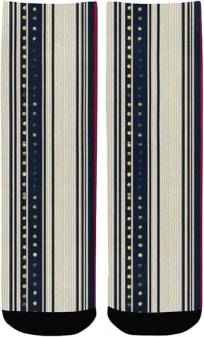 جوارب المشي لمسافات طويلة بطباعة مخططة من التراث - جوارب شتوية حرارية سميكة دافئة للأولاد والبنات الصغار للمدرسة، والارتداء اليومي والأنشطة الخارجية in Kuwait