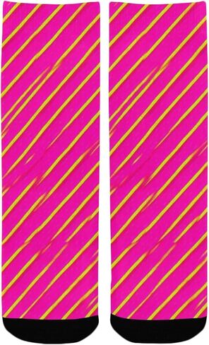 جوارب المشي لمسافات طويلة بطباعة قلب أرجواني - جوارب شتوية حرارية سميكة دافئة للأطفال الصغار للأولاد والبنات للمدرسة، والارتداء اليومي والأنشطة الخارجية in Kuwait