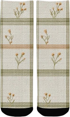 جوارب المشي لمسافات طويلة من Retro Art Flowers - جوارب شتوية حرارية سميكة دافئة للأطفال الصغار للأولاد والبنات للمدرسة، والارتداء اليومي والأنشطة الخارجية in Kuwait