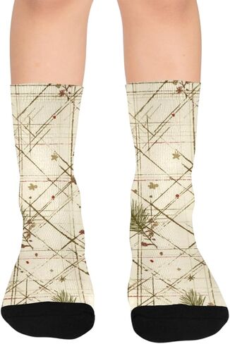 جوارب مريحة للمشي لمسافات طويلة من Art Vibe - جوارب شتوية حرارية سميكة دافئة للأولاد والبنات للمدرسة، والارتداء اليومي والأنشطة الخارجية in Kuwait