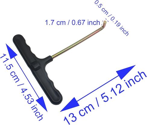 2 PCS Hockey Laces Tightener Metal Boot Puller Portable Skate Key Tool for Ice Skates and Boots in Saudi Arabia