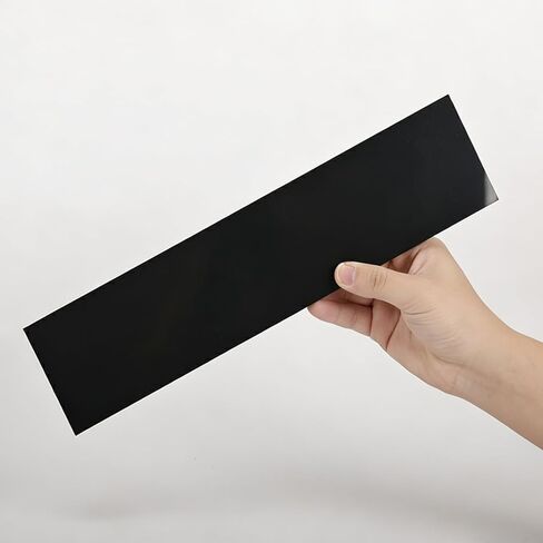 كتلة بلاستيكية HDPE مقاس 0.6 بوصة كتلة بلاستيكية سوداء مقاس 12 × 3 بوصة كتلة من البولي إيثيلين عالية الكثافة مثالية لمشاريع تحسين المنزل اليدوية المصنوعة من مادة بلاستيكية متينة سهلة الاستخدام في الماكينة in Saudi Arabia