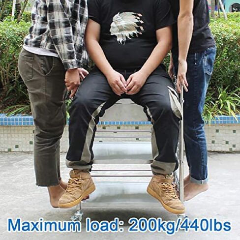 Medical Trolley Dental Lab Trolley Stainless Steel Laboratory Trolley Medical Hospital Equipment Portable Serving Trolley with Wheels - 2/3 Layers, Large Drawer, 2 Layers - 81 x 50 x 91 cm, Collector in Kuwait