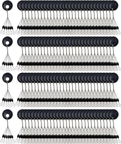 Drchoer Bobber Stops for Fishing Line: 1200pcs Sinker Float Stops for Bass Fishing - Texas Rig Weight Stoppers Size Large Medium Small in Kuwait