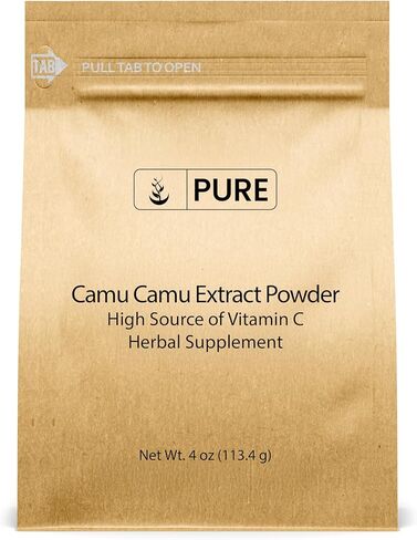 PURE ORIGINAL INGREDIENTS Camu Camu (1lb) Vitamin C, Brazilian Superfood, Lab-Verified, Non-GMO in Saudi Arabia
