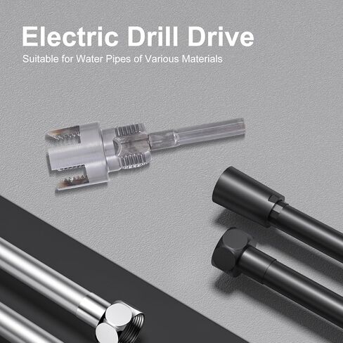 Toyvian Water Pipe Threading Tool: Heavy-Duty Electric Drill Attachment - Internal & External Thread Cutter for 1/2'' PPR Plumbing PVC & Metal Pipes in Kuwait