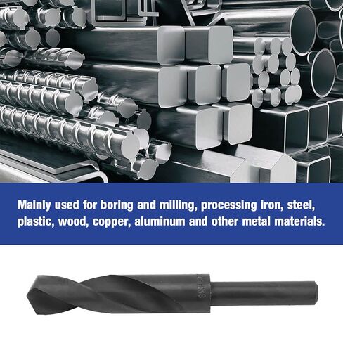 Drill Bit 1/2 inch Shank Drill Bit Drill Bit Tool Premium High Speed Steel for Wood Metal, Drill Bits (20.5mm) in Saudi Arabia
