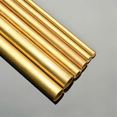 Brass Round Tube Outer Diameter 20mm Length 0.5m Seamless High-Strength Precision Straight Tube(20x1.5mm) in Saudi Arabia