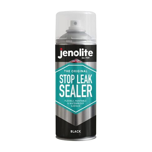 JENOLITE Stop Leak Sealer Spray | Waterproof Sealant | Fills, Seals & Stops Leaks | BLACK | 400ml (14 Ounces) in Kuwait