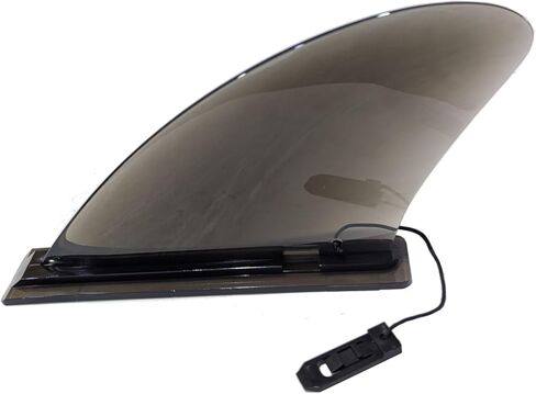 4.6 بوصة صندوق الولايات المتحدة زعانف مركزية آمنة بديلة ناعمة للنفخ SUP واقفة على لوح التجديف النهري لركوب الأمواج في المياه البيضاء airSUP منزلق دبوس Gummy Skeg in Kuwait