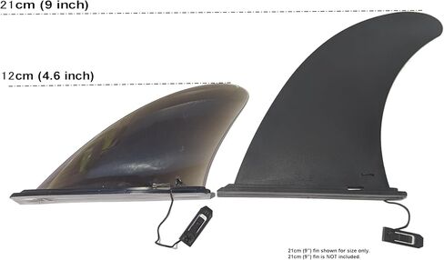 4.6 بوصة صندوق الولايات المتحدة زعانف مركزية آمنة بديلة ناعمة للنفخ SUP واقفة على لوح التجديف النهري لركوب الأمواج في المياه البيضاء airSUP منزلق دبوس Gummy Skeg in Kuwait