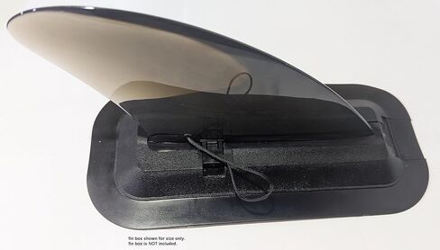 4.6 بوصة صندوق الولايات المتحدة زعانف مركزية آمنة بديلة ناعمة للنفخ SUP واقفة على لوح التجديف النهري لركوب الأمواج في المياه البيضاء airSUP منزلق دبوس Gummy Skeg in Kuwait