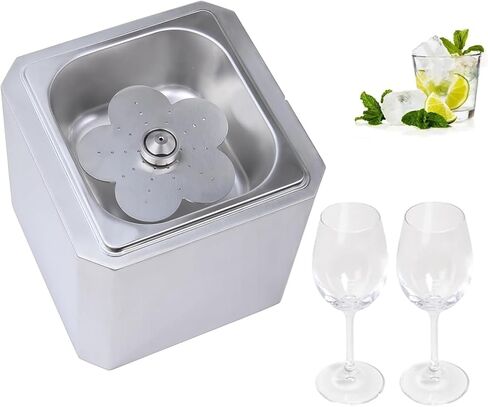 صقيع زجاجي سريع سريع من ثاني أكسيد الكربون، مبرد موفر للطاقة والمساحة، مع أضواء نيون، يمكن تجميد الكوب بسرعة إلى -45 درجة مئوية، صقيع لمدة 6 ثوانٍ، للحانات والنوادي الليلية والحانات والمطاعم والفنادق in Kuwait