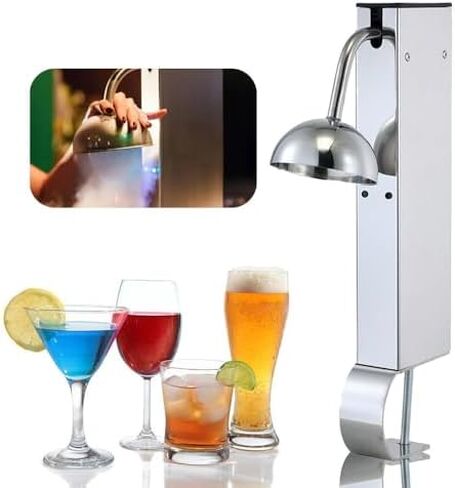 مبرد زجاجي تجاري - وحدة تبريد سريعة من الفولاذ المقاوم للصدأ لأكواب البيرة والنبيذ والكوكتيلات - سعة كوب واحد، وقت تبريد لمدة 6 ثوانٍ in Kuwait