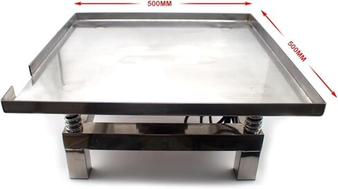 Concrete Vibrating Table 50x50CM Test Bench, Stainless Steel Mini Vibration Platform for Vibration Testing, Block Vibration Table in Saudi Arabia
