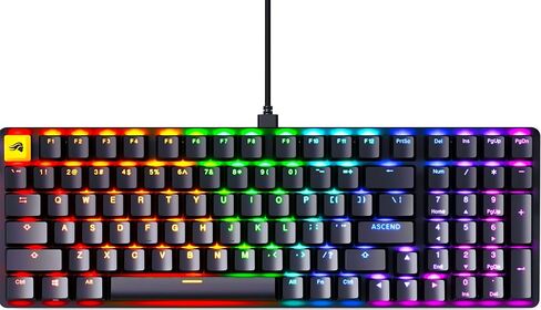 Glorious Prebuilt Keyboard (Black - Compact TKL Hybrid) in Kuwait