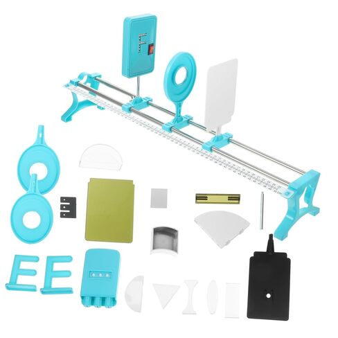 Holibanna Optical Bench Equipment for Teaching Light Refraction and Imaging Experiments Removable and Easy to Assemble for Junior High School Physics Lab Activities in Saudi Arabia