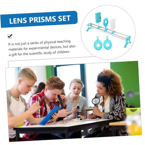 Holibanna Optical Bench Equipment for Teaching Light Refraction and Imaging Experiments Removable and Easy to Assemble for Junior High School Physics Lab Activities in Saudi Arabia