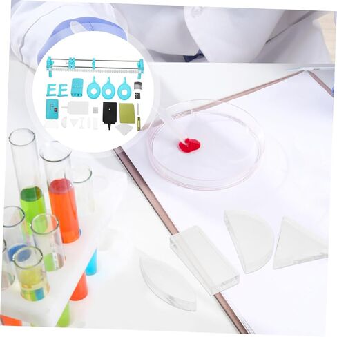 Holibanna Optical Bench Equipment for Teaching Light Refraction and Imaging Experiments Removable and Easy to Assemble for Junior High School Physics Lab Activities in Saudi Arabia