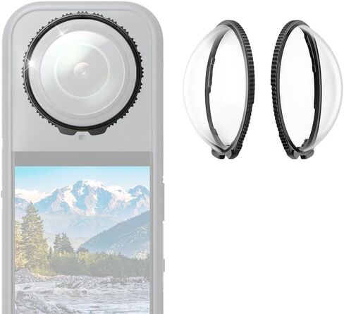 Protective Mini Carry Case with Premium Lens Guard for Insta360 X5, Hard Shell Travel Bag with Tempered Glass Lens Protector, Anti-Scratch & Shockproof Camera Accessories Kit in Kuwait
