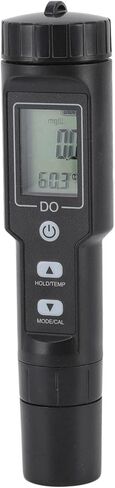 Dissolved Oxygen Meter Accurate Detachable Probe Digital Screen Display for Aquarium Experiment Research, Water Test Kit for Freshwater Aquaculture and Laboratory Use (with Backlit) in Saudi Arabia
