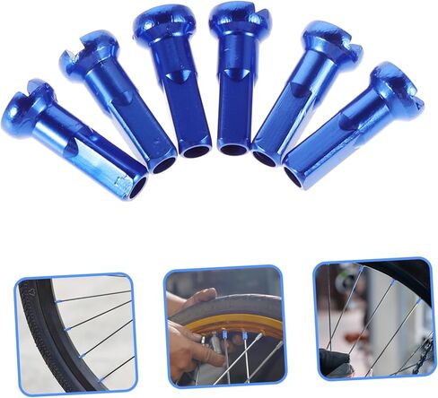 15pcs Bicycle Nipples Aluminum Alloy Bike Wheel Caps for Mountain Road Bikes Nut Covers Decorative Wheel Ornaments in Saudi Arabia