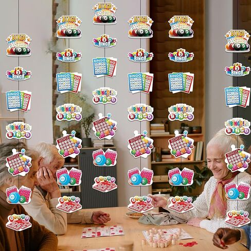 6 قطع من زينة البنغو المعلقة - لعبة بينجو الليلية تحت عنوان هدايا هدايا لبطل بينجو لأعياد الميلاد ومناسبات الكرنفال وهدايا فئة الجوائز in Kuwait