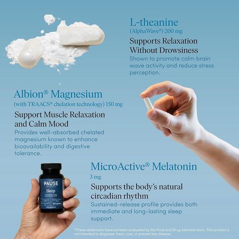 مكمل النوم المؤقت للحياة، مزيج ليلي غير معتاد من المغنيسيوم والميلاتونين الدقيق والثيانين، دعم النوم والاسترخاء للرجال والنساء، خالي من الغلوتين، 60 كبسولة، 30 وجبة in Kuwait