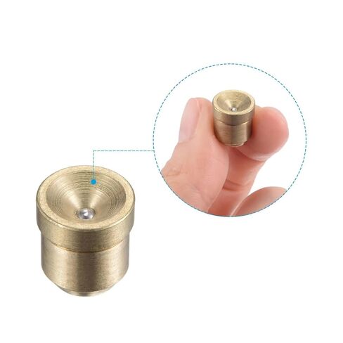 4Pcs Press Fit Ball Oiler Brass Push Button Flange Grease Oil Cup 10mm for Gas Engine Motor Lubrication System in Saudi Arabia