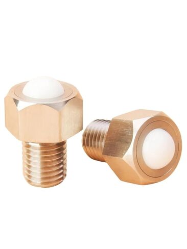 YK312/313 Stainless Steel Conveyor Ball Transfer Unit Bearing Hex Head Stud Type *10pcs(YK312,M8) in Saudi Arabia