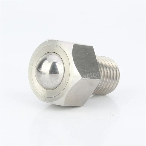 QX312/QX313 Stainless Steel Rolling Ball Conveyor Ball Rollers with Coarse Thread for Transport 5PCS(QX313,M12) in Saudi Arabia