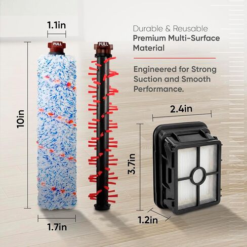 1866 Replacement Filter for Bissell Crosswave Pet Pro Vacuum 1785 2554 2551 2306 2304 1785A 2596. Compatible Bssell crosswave brush rolls. Crosswave Cordless Max Vacuum Cleaner Parts Replace 1608684 in Kuwait