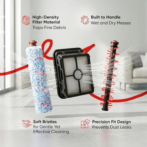 1866 Replacement Filter for Bissell Crosswave Pet Pro Vacuum 1785 2554 2551 2306 2304 1785A 2596. Compatible Bssell crosswave brush rolls. Crosswave Cordless Max Vacuum Cleaner Parts Replace 1608684 in Kuwait