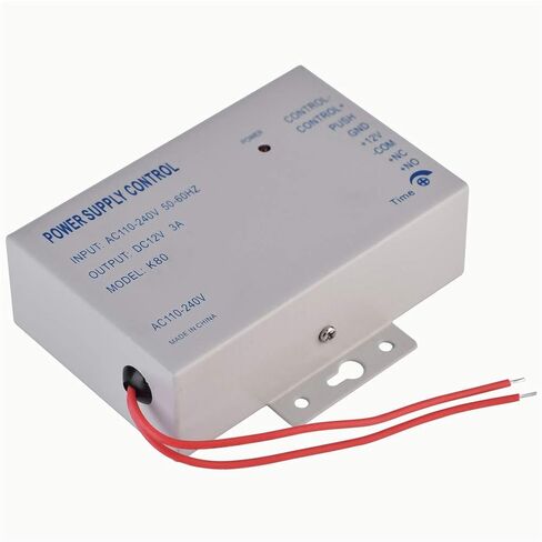 Power Supply Controller for Access to The Door with 30W 12V 3A, Anti Interference Capacity, Wall Assembly for Commercial Use in Saudi Arabia