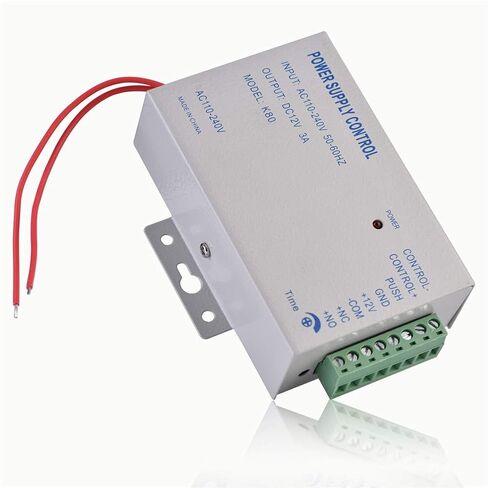 Power Supply Controller for Access to The Door with 30W 12V 3A, Anti Interference Capacity, Wall Assembly for Commercial Use in Saudi Arabia