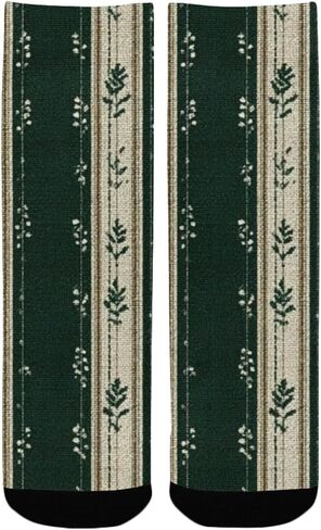 جوارب للمشي لمسافات طويلة بطباعة مخططة عشبية - جوارب شتوية حرارية سميكة دافئة للأطفال الصغار للأولاد والبنات للمدرسة، والارتداء اليومي والأنشطة الخارجية in Kuwait