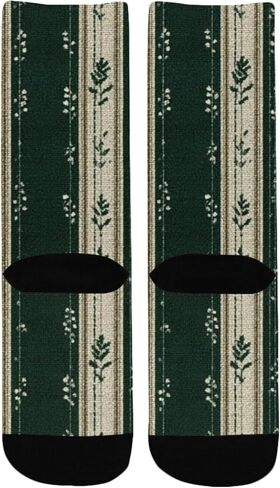 جوارب للمشي لمسافات طويلة بطباعة مخططة عشبية - جوارب شتوية حرارية سميكة دافئة للأطفال الصغار للأولاد والبنات للمدرسة، والارتداء اليومي والأنشطة الخارجية in Kuwait