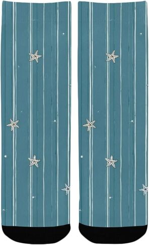 جوارب Galaxy Slant Motif Stars للمشي لمسافات طويلة - جوارب شتوية حرارية سميكة دافئة للأولاد والبنات للمدرسة، والارتداء اليومي والأنشطة الخارجية in Kuwait