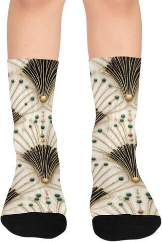 جوارب أنيقة للمشي لمسافات طويلة من Fan Art - جوارب شتوية حرارية سميكة دافئة للأطفال الصغار للأولاد والبنات للمدرسة، والارتداء اليومي والأنشطة الخارجية in Kuwait