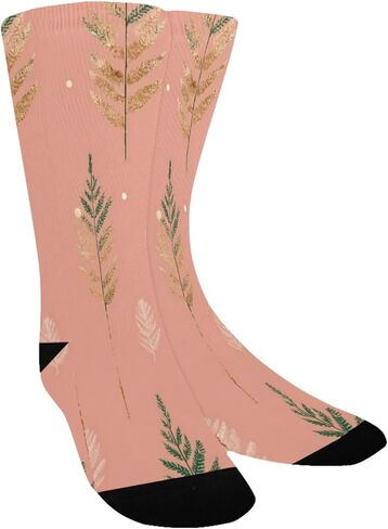 جوارب الخريف السرخس للمشي لمسافات طويلة - جوارب شتوية حرارية سميكة دافئة للأولاد والبنات الصغار للمدرسة، والارتداء اليومي والأنشطة الخارجية in Kuwait