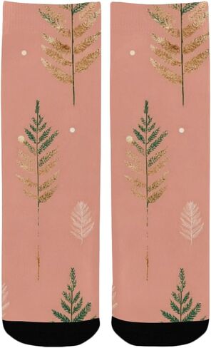 جوارب الخريف السرخس للمشي لمسافات طويلة - جوارب شتوية حرارية سميكة دافئة للأولاد والبنات الصغار للمدرسة، والارتداء اليومي والأنشطة الخارجية in Kuwait