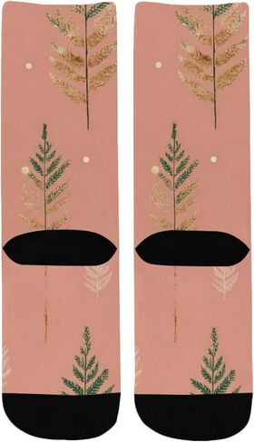 جوارب الخريف السرخس للمشي لمسافات طويلة - جوارب شتوية حرارية سميكة دافئة للأولاد والبنات الصغار للمدرسة، والارتداء اليومي والأنشطة الخارجية in Kuwait