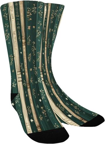 جوارب المشي لمسافات طويلة بطباعة التمرير من Green Wizard - جوارب شتوية حرارية سميكة دافئة للأولاد والبنات للمدرسة، والارتداء اليومي والأنشطة الخارجية in Kuwait