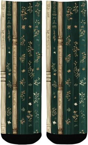 جوارب المشي لمسافات طويلة بطباعة التمرير من Green Wizard - جوارب شتوية حرارية سميكة دافئة للأولاد والبنات للمدرسة، والارتداء اليومي والأنشطة الخارجية in Kuwait